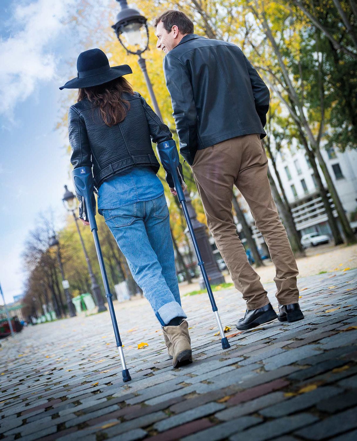 Canadianas Thuasne Globe-Trotter® Azul marinho