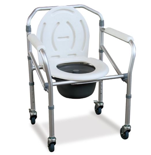 BIORT - Cadeira sanitária rodada modelo encartável